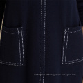 Últimas Design Ladies Medium Length Cowboy Style Mulheres Pullover Cashmere Sweater